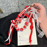 Woven Beaded Bag Chain